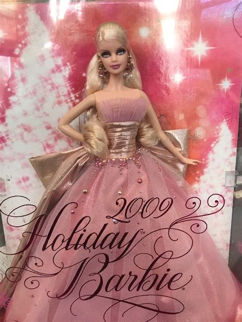 2009 christmas barbie doll|holiday barbie doll 2009.